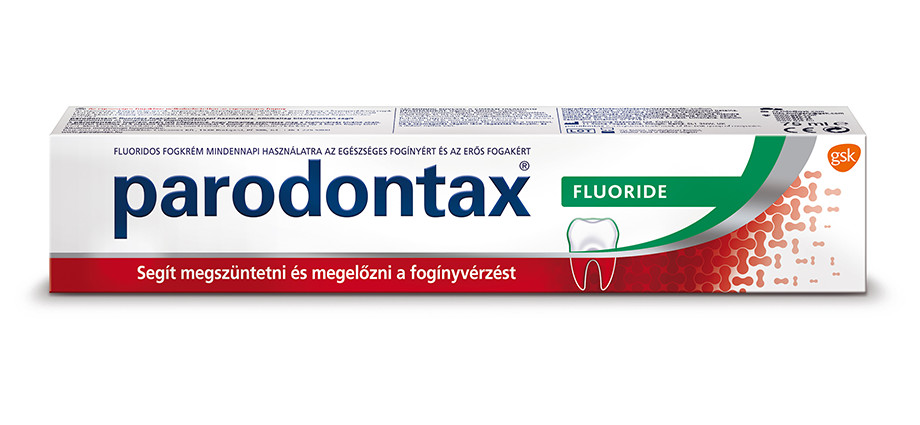 parodontax Fluoride fluoridos fogkrém mindennapi használatra